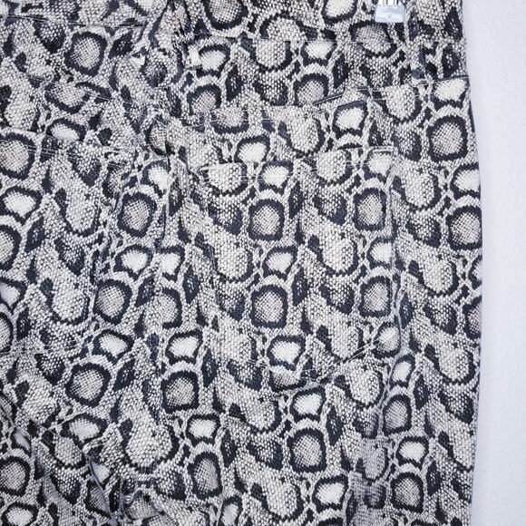 Good American Good Legs Snake-Print Skinny Jeans, Size: 18, NWT - Picture 4 of 8